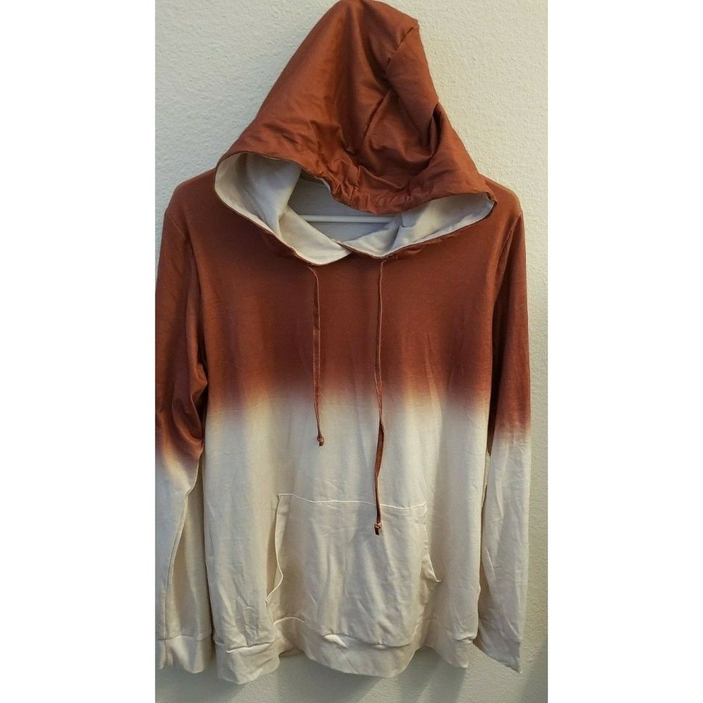 Azokoe Women's Long Sleeve Loose Casual Gradient S